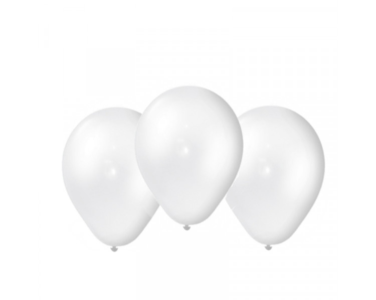 GLOBO BOMBUCHA PERLADO N°9 BLANCO (X25) - 025592-010