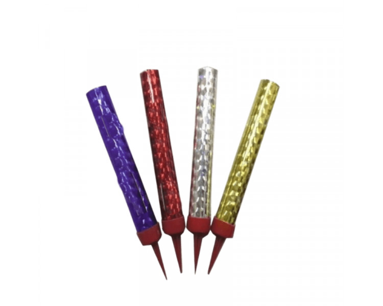 BENGALAS DE CUMPLEAÑOS SIN HUMO AZUL (X1) - 024374