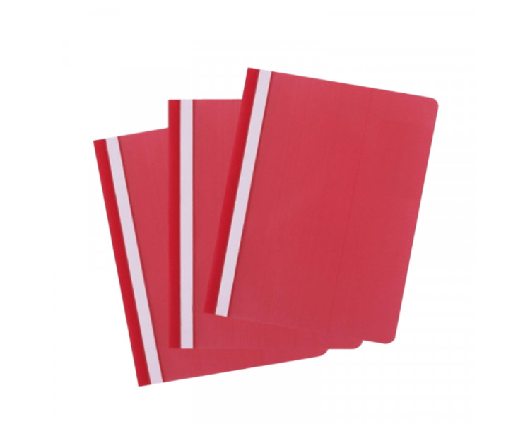 CARPETA TAPA CRISTAL A4 ROJO - COD 005868-003