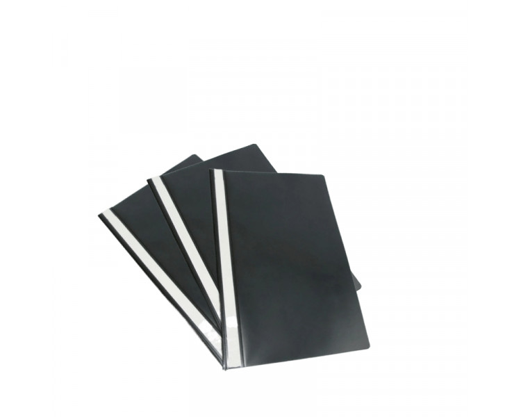 CARPETA TAPA CRISTAL A4 NEGRA - COD 005868-008