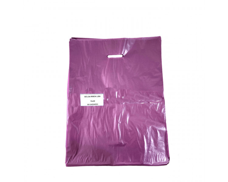 BOLSA TROQUEL AD ECO LISA 15X20 VIOLETA (X50)