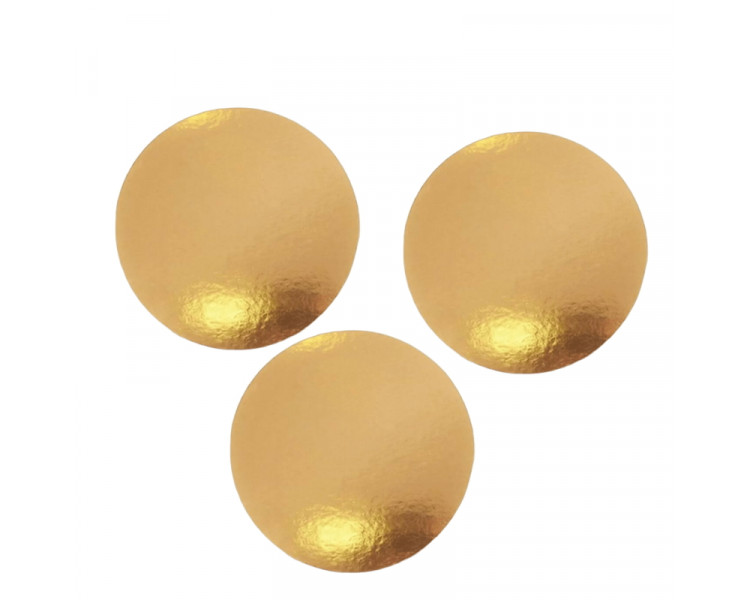 BASE DISCOS ORO DIAM.16 CM ( XU.)