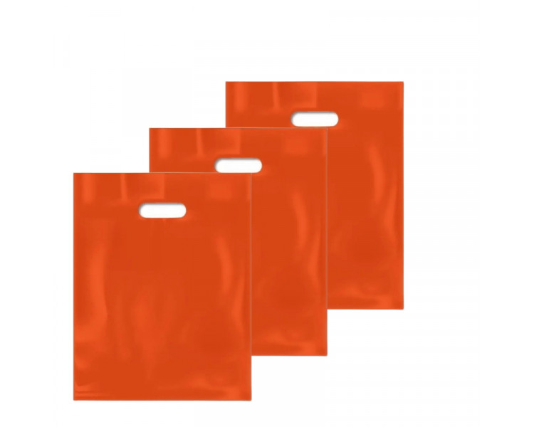 BOLSAS C TROQ LISA NARANJA 25X35/60 AD(X 50) 2Z-04