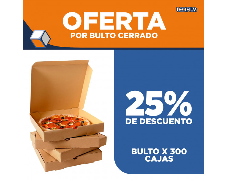 CAJA PIZZA MICRO M/M GRANDE 32X32X4 (X1) ACONCAGUA - P32 [OFx300]