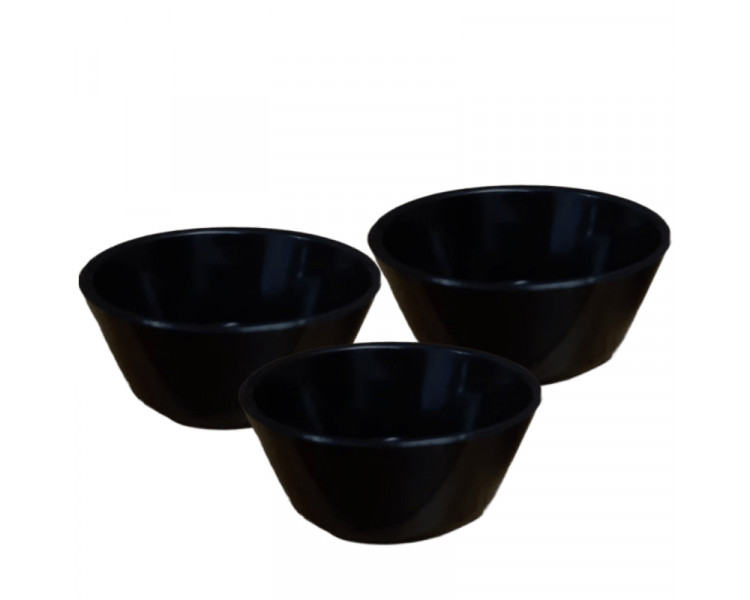 CAZUELA DIP PLAST. NEGRO 6,5 X 3 CM (X1) - ART.1201