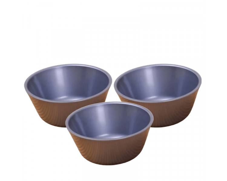 CAZUELA DIP PLAST. GRIS ALUMINIO  6,5 X 3 CM (X1) - ART.1201