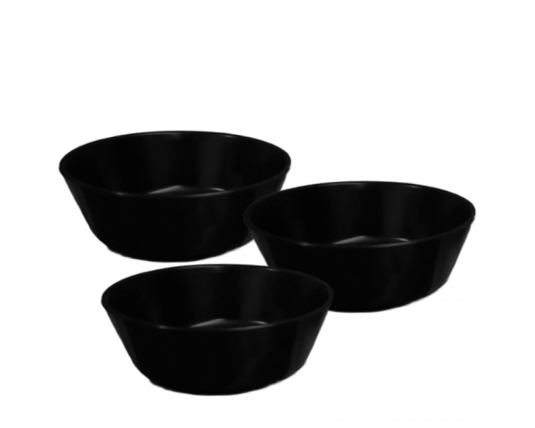 CAZUELA DIP PLAST. NEGRO 8,5 X 3 CM (X1) - ART.1202