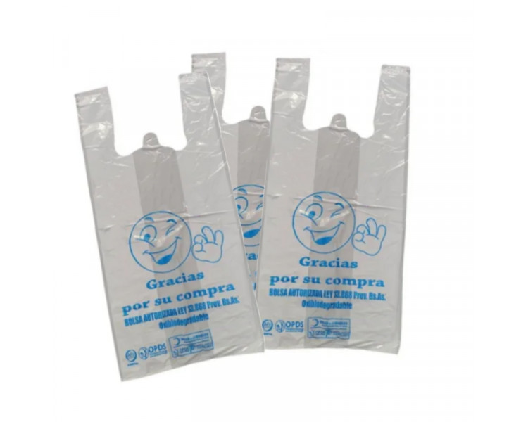 CAMISETA POLYFILM EMOJI S/REF. 40X50 AD OXI BIO X PAQ. - 11704050/60