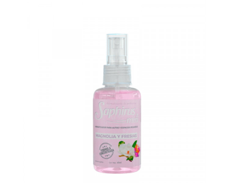 AROMATIZADOR MINI SAPHIRUS MAGNOLIAS Y FRESIAS X 60ML - 464