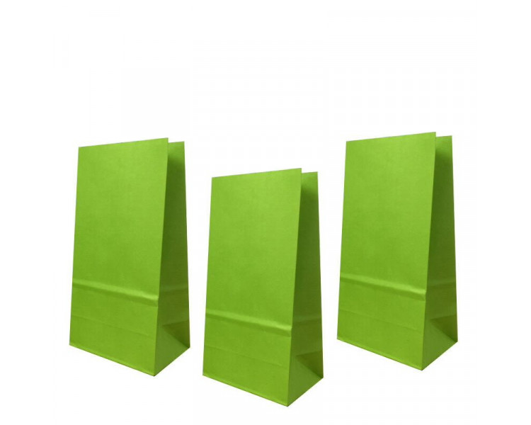 BOLSA COTILLON VERDE MANZANA ( X1)