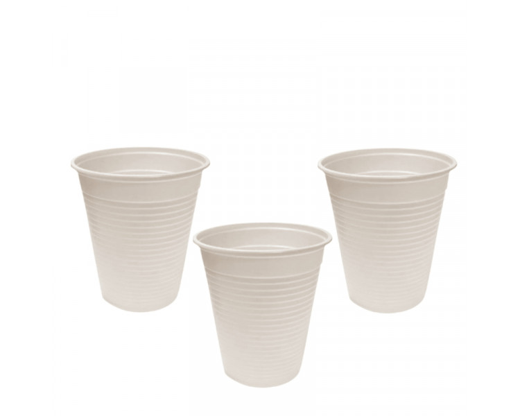 VASO PLASTICO 180CC - GASE NATURAL (X100)