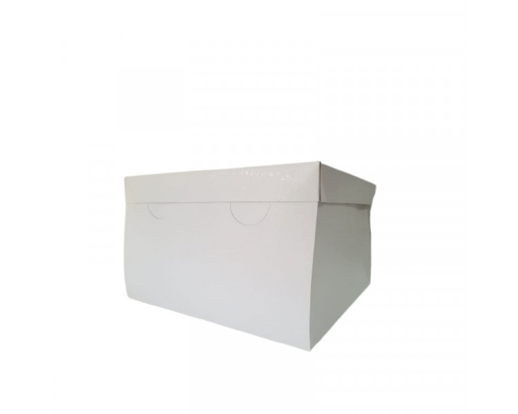 CAJA PARA TORTA BLANCA (23X23X14) XU.