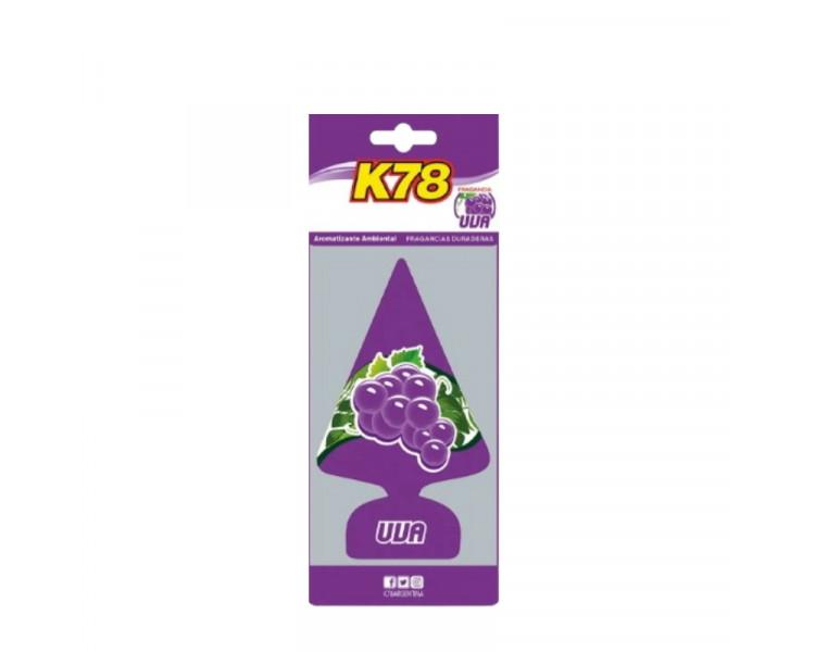 K78 AROMATIZANTE PINITO PARA AUTO UVA (XU.) - 566