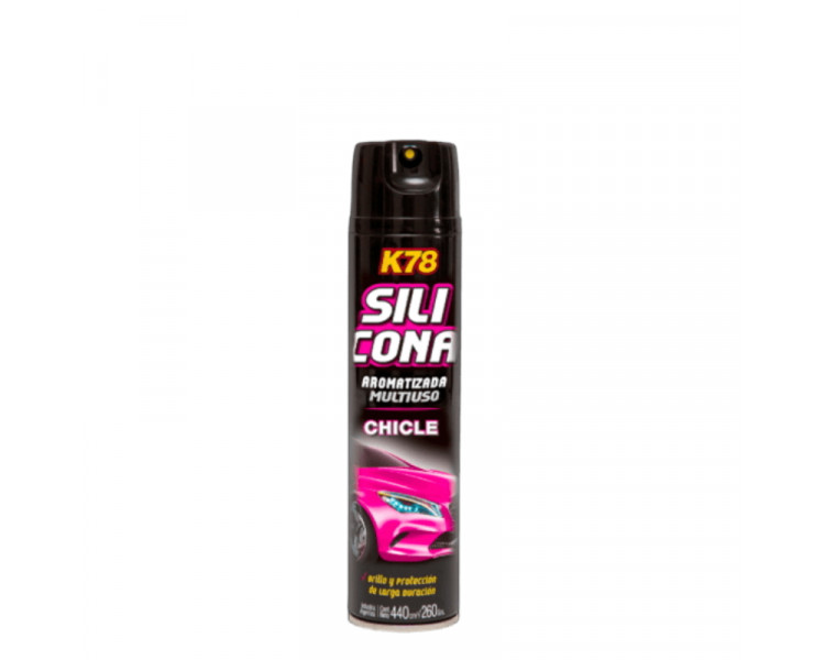 K78 SILICONA AROMATIZADA MULTIUSO AEROSOL CHICLE 440CC. - 576