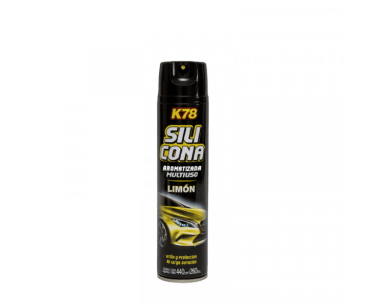 K78 SILICONA AROMATIZADA MULTIUSO AEROSOL LIMON 440CC. - 576