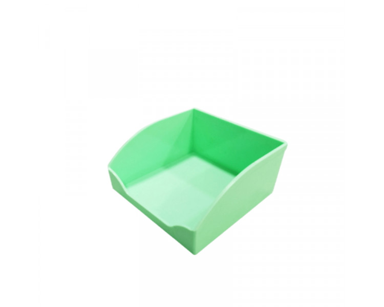 PORTA TACO LIGGO PLASTICO VERDE 9X9 CM. - 010138-005