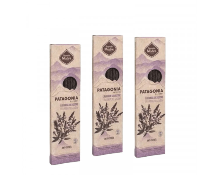 SAHUMERIO SAGRADA MADRE PATAGONIA LAVANDA SILVESTRE X6 - 1313