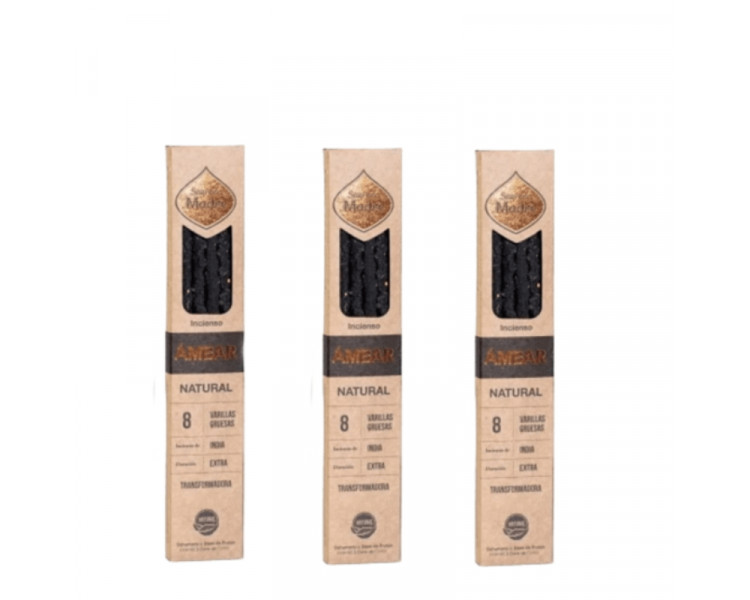 SAHUMERIOS SAGRADA MADRE  AMBAR NATURAL X8U. - 603