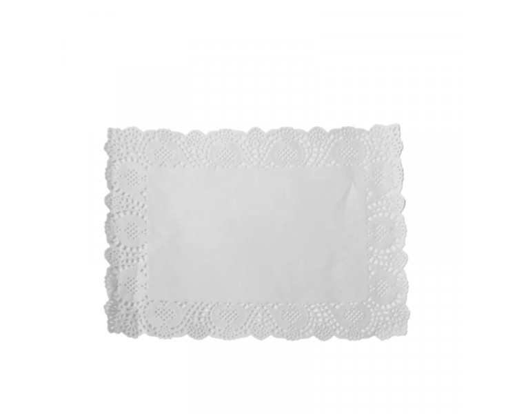 BLONDA BORDADA RECTANGULAR 40 X 50 CM (X100)