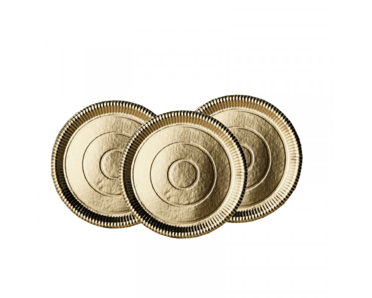 PLATO DORADO RED Nº 7 - 35CM (X1) - 62077