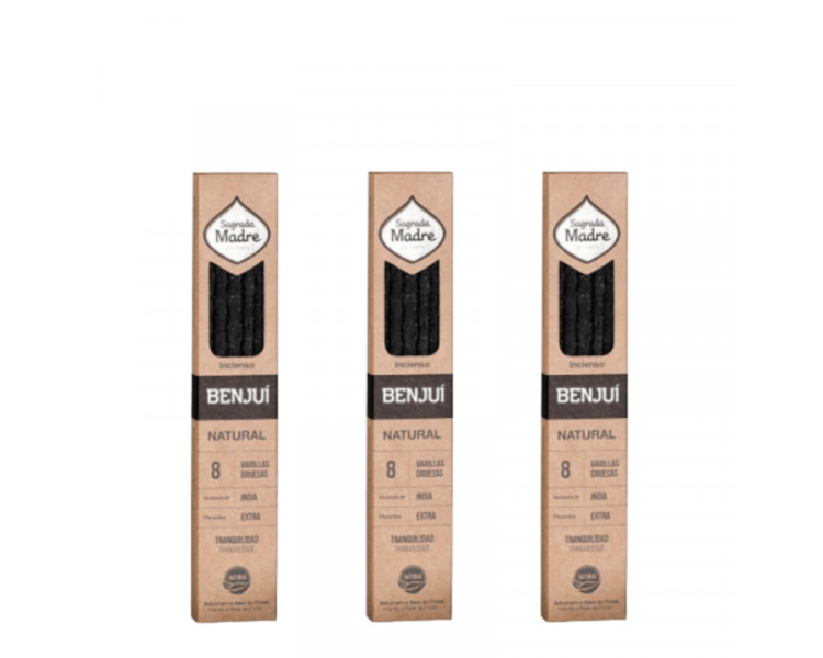 SAHUMERIOS SAGRADA MADRE  BENJUI NATURAL X8U. - 603