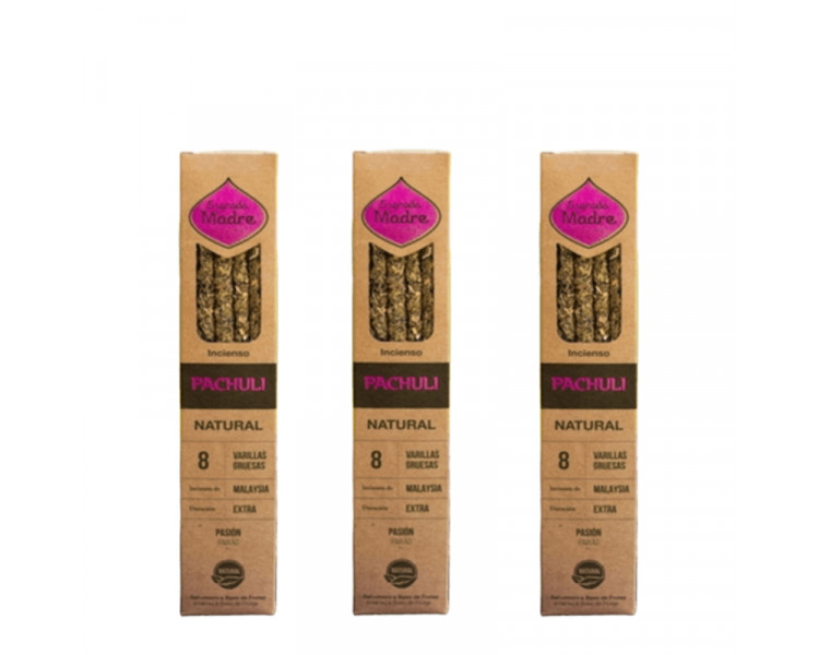 SAHUMERIOS SAGRADA MADRE  PATCHOULI NATURAL X8U. - 603