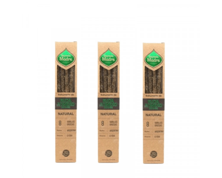 SAHUMERIOS SAGRADA MADRE RUDA ROMERO NATURAL X8U. - 603