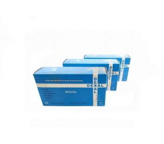 GUANTES NITRILO DESCART. NEGRO MEDIUM X 100U