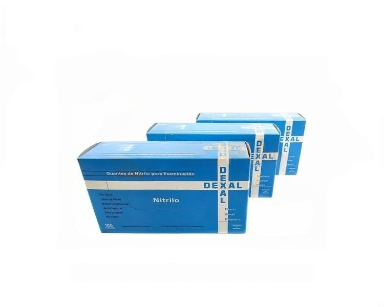 GUANTES NITRILO DESCART. NEGRO MEDIUM X 100U