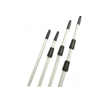 CABO TELESCOPICO EXTENSIBLE ALUMINIO 3 TRAMOS DE 1.5 (4.5 mts) ZL (THM)