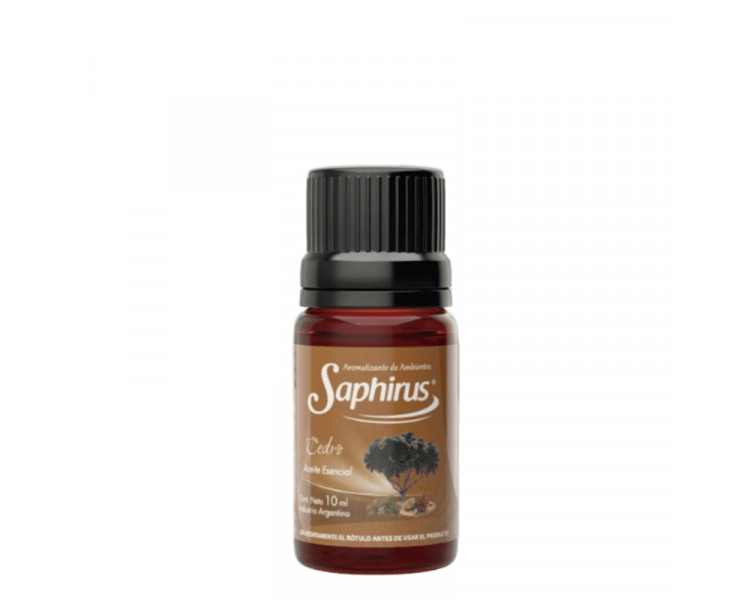 AROMATIZANTE ACEITE P/HORNILLO CEDRO SAPHIRUS 10ML. - 477