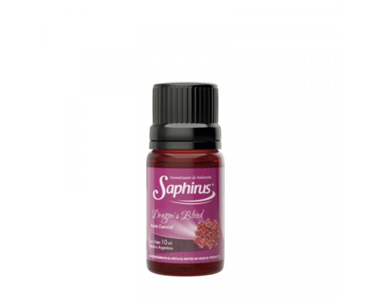 AROMATIZANTE ACEITE P/HORNILLO DRAGON BLOOD SAPHIRUS 10ML. - 477