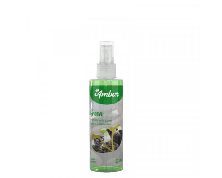 AROMATIZADOR TEXTIL GREEN AMBAR X 150 ML. - 1214