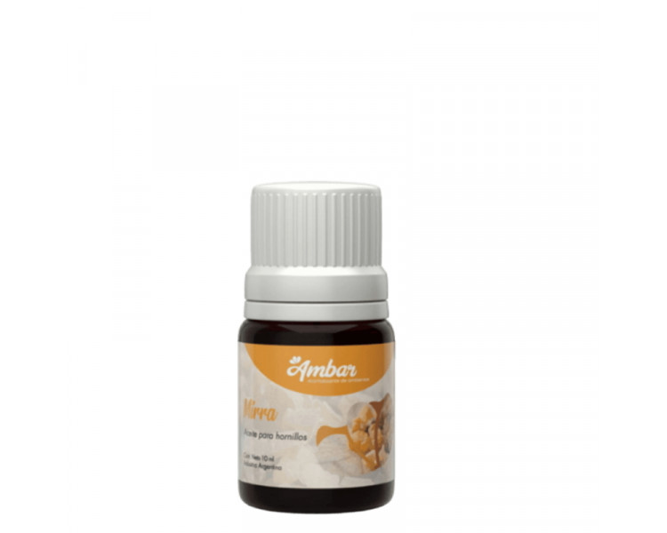 AROMATIZANTE ACEITE P/HORNILLO AMBAR MIRRA 10ML. - 1167
