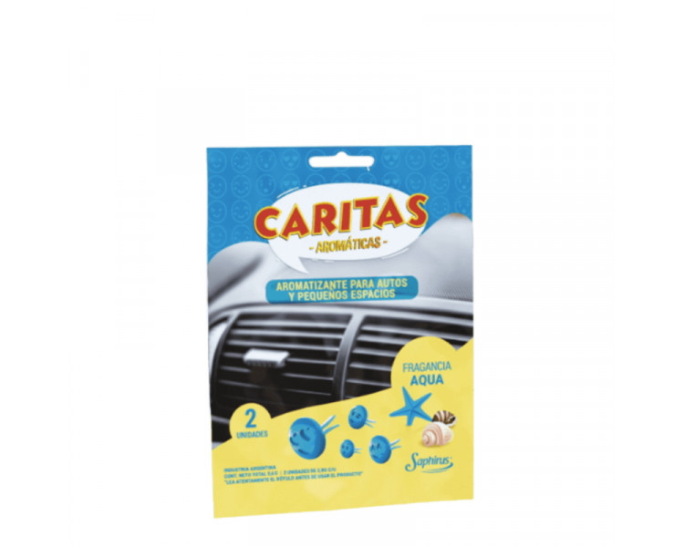 CARITAS EMOJIS AROMATICAS SAPHIRUS AQUA X 2U. - 814