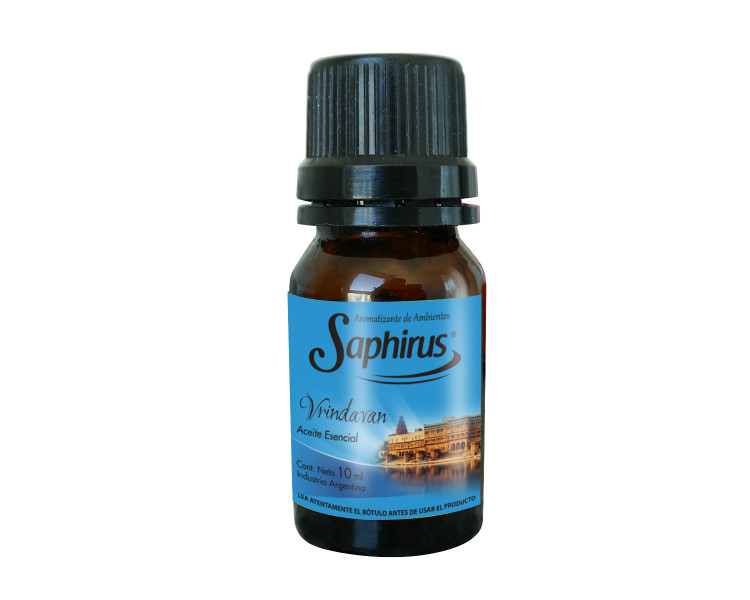 AROMATIZANTE ACEITE P/HORNILLO VRINDAVAN SAPHIRUS 10ML. - 477