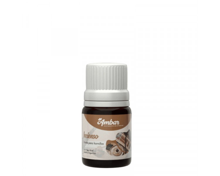 AROMATIZANTE ACEITE P/HORNILLO AMBAR INCIENSO 10ML. - 1167
