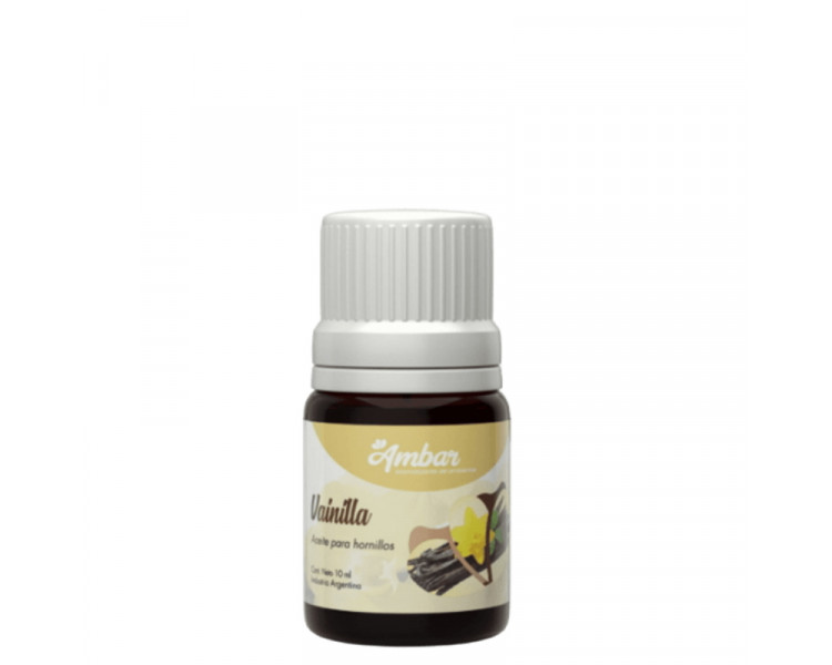 AROMATIZANTE ACEITE P/HORNILLO AMBAR VAINILLA 10ML. - 1167