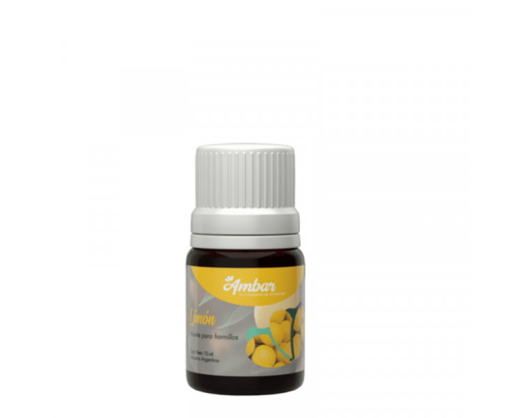 AROMATIZANTE ACEITE P/HORNILLO AMBAR LIMON 10ML. - 1167