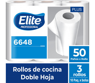 ROLLO COCINA"ELITE" DH 3X50 PAÑOS- 6648 [OFx10]