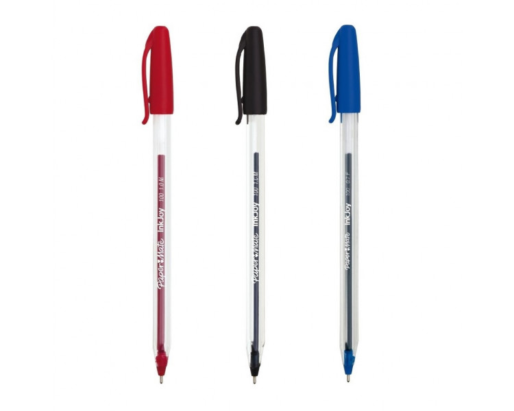 BOLIGRAFO PAPER MATE KM 100 1MM NEGRO (X1)-0182201