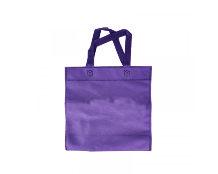 BOLSA TELA  VIOLETA 30X30/70 GRS CON ASA (X1) 2K-18