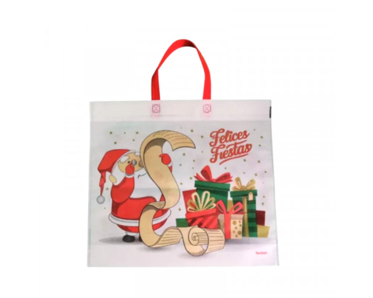 BOLSA TELA TR 30X40 +F10 INF "NAVIDAD" - 10A-113