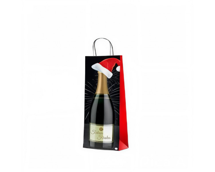 BP BRINDIS NAVIDEÑO BOTELLA 14X08X40 (X1)