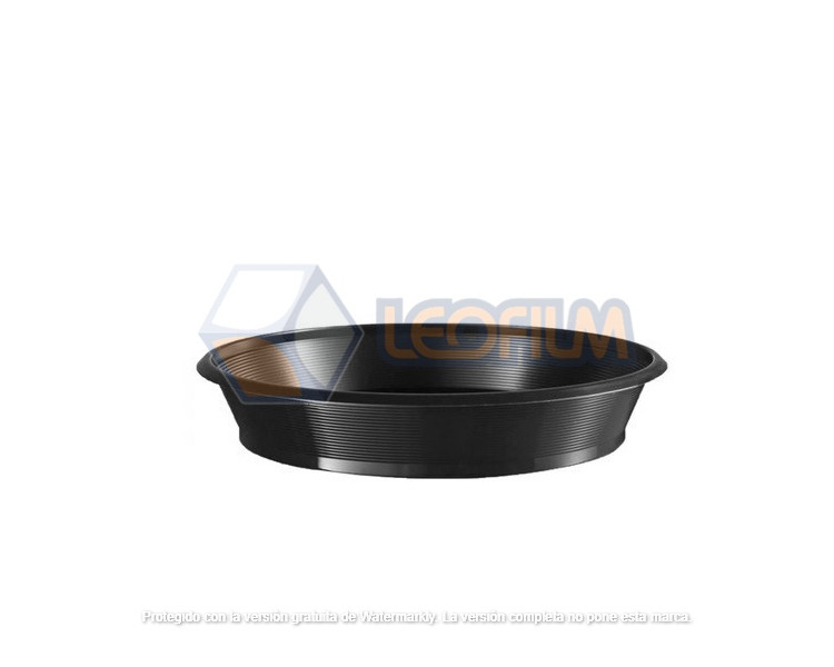 ENSALADERA NEGRA GENOA CHICA (X1) PLASTIVAS