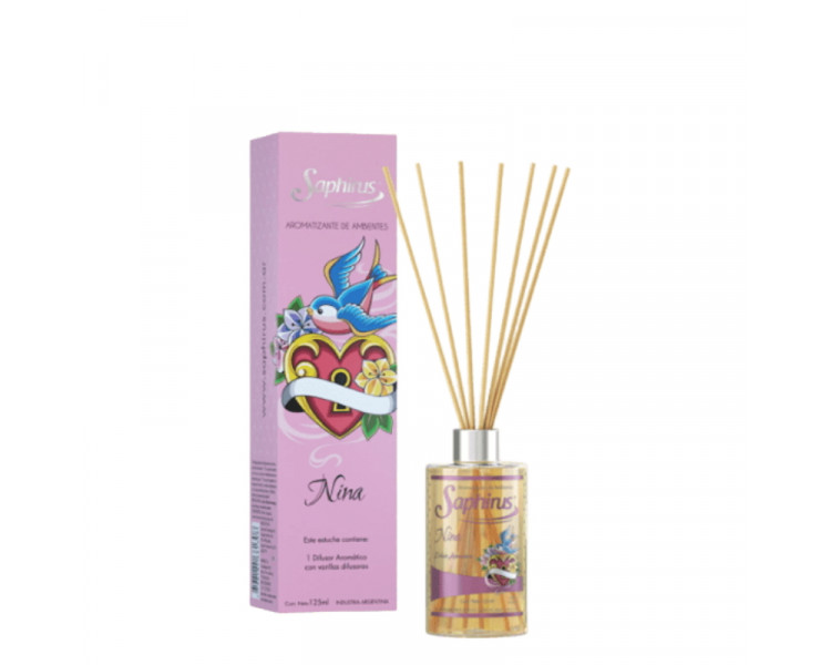 DIFUSORES AROMATICOS NINA SAPHIRUS X 125ML. - 376