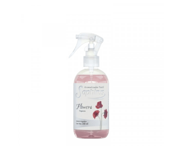 AROMATIZADOR TEXTIL FLOWERS SAPHIRUS X 250ML. - 417