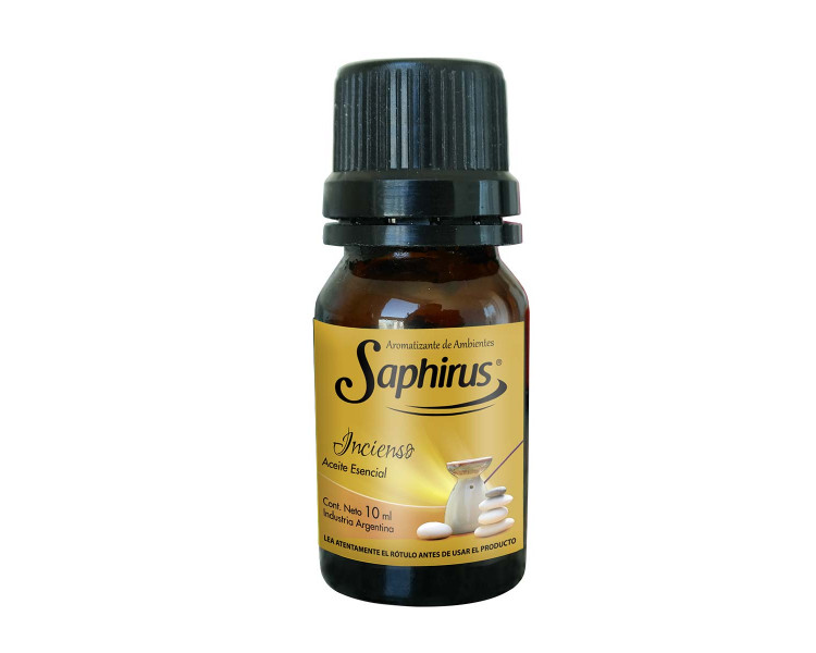AROMATIZANTE ACEITE P/HORNILLO INCIENSO SAPHIRUS 10ML. - 477