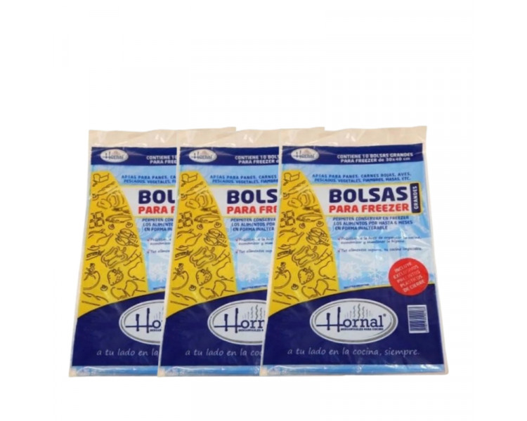 BOLSAS PARA FREEZER 30 X 40 (X10U.)