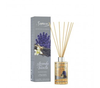 DIFUSORES AROMATICOS LAVANDA Y VAINILLA SAPHIRUS X 125ML. - 376